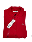 Lacoste Damen Poloshirt T-Shirt Langarm rot - Sportsgeiz