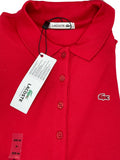 Lacoste Damen Poloshirt T-Shirt Langarm rot - Sportsgeiz