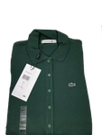 Lacoste Damen Poloshirt T-Shirt kurzarm grün - Sportsgeiz