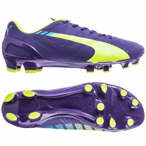 Puma Evospeed Herren Fussballschuhe FTH FG Lila Gelb – Sportsgeiz