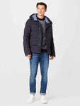 Strellson Herren Steppjacke Cloud Winterjacke marine