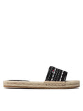 Tommy Hilfiger "Tommy Jeans" Damen Pantoletten beige gemustert - Sportsgeiz
