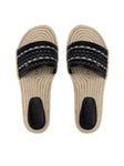 Tommy Hilfiger "Tommy Jeans" Damen Pantoletten beige gemustert - Sportsgeiz