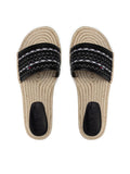 Tommy Hilfiger "Tommy Jeans" Damen Pantoletten beige gemustert - Sportsgeiz