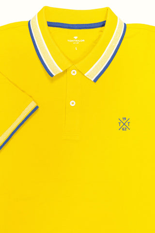 Tom Tailor Herren Poloshirt Classic gelb - Sportsgeiz