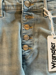 Wrangler Super High Skinny Body Bespoke Damen Jeans Stretch Denim Blue - Sportsgeiz