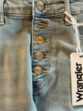 Wrangler Super High Skinny Body Bespoke Damen Jeans Stretch Denim Blue - Sportsgeiz